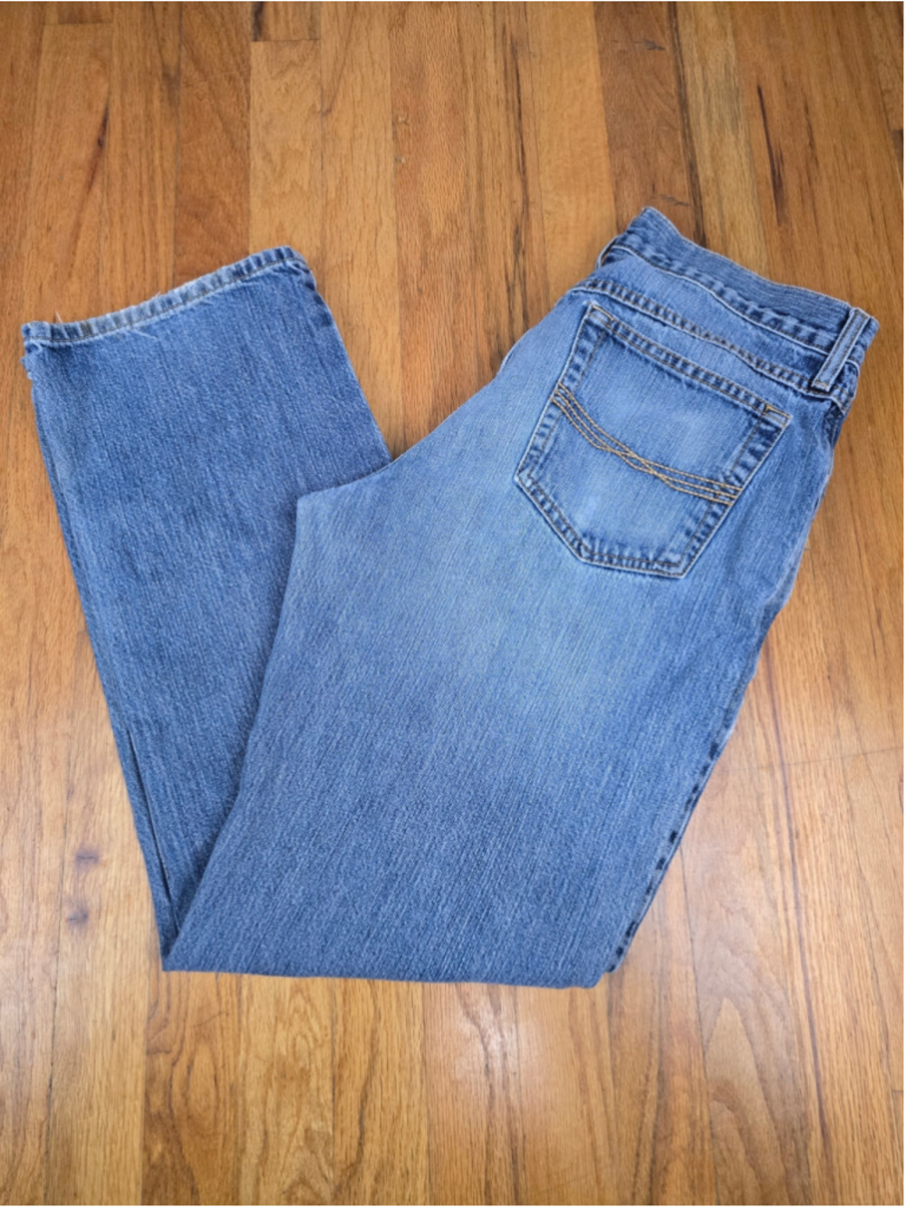 Men's Ariat Straight Leg Jeans, Blue, Size 33x32